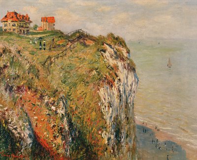 Penhasco em Dieppe, 1882 de Claude Monet